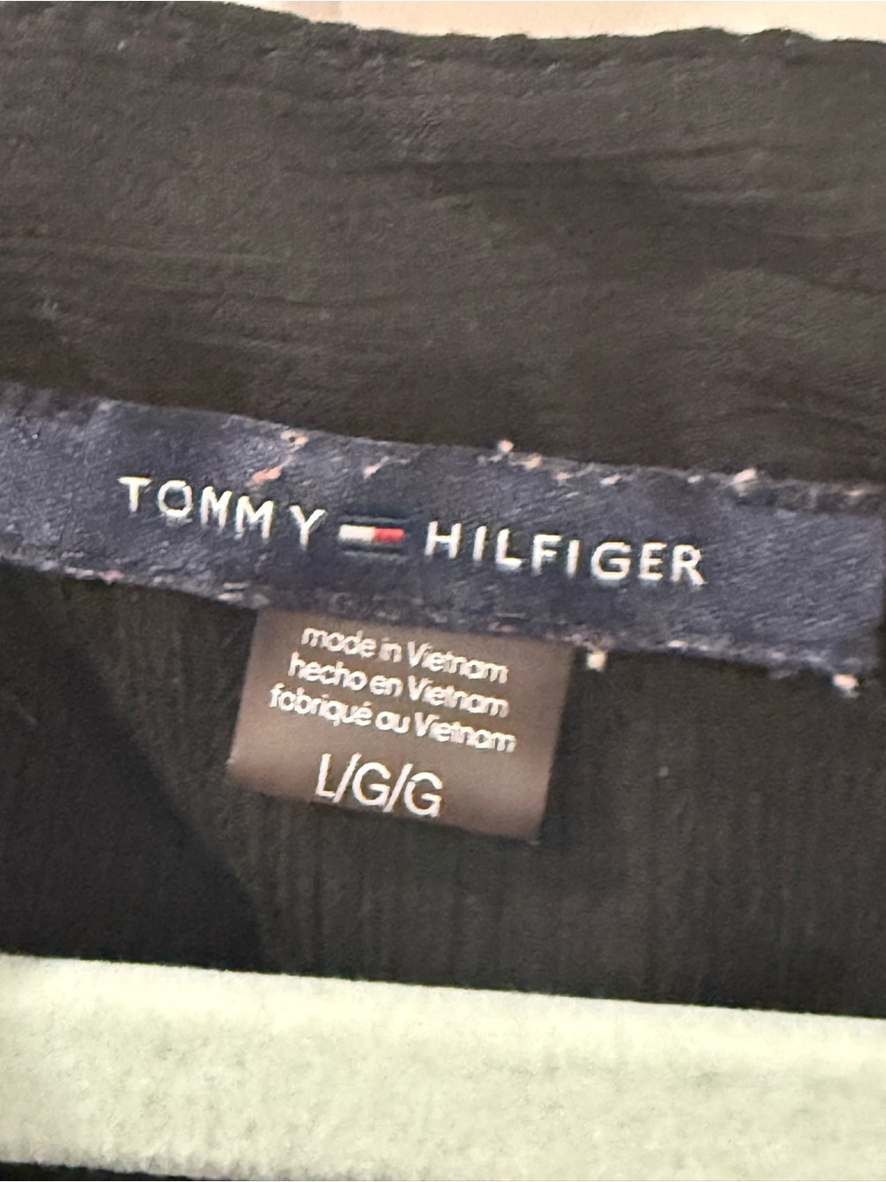 Tommy Hilfiger Black Ruffle V-Neck Sleeveless Camisole woman’s size L - Picture 10 of 11